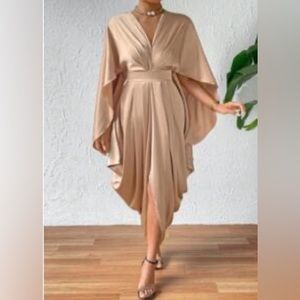 NWOT champagne dress. Sexy and classy!